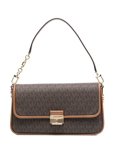 michael kors large womens bag with pad lock and studs|Michael Kors bradshaw shoulder bag.